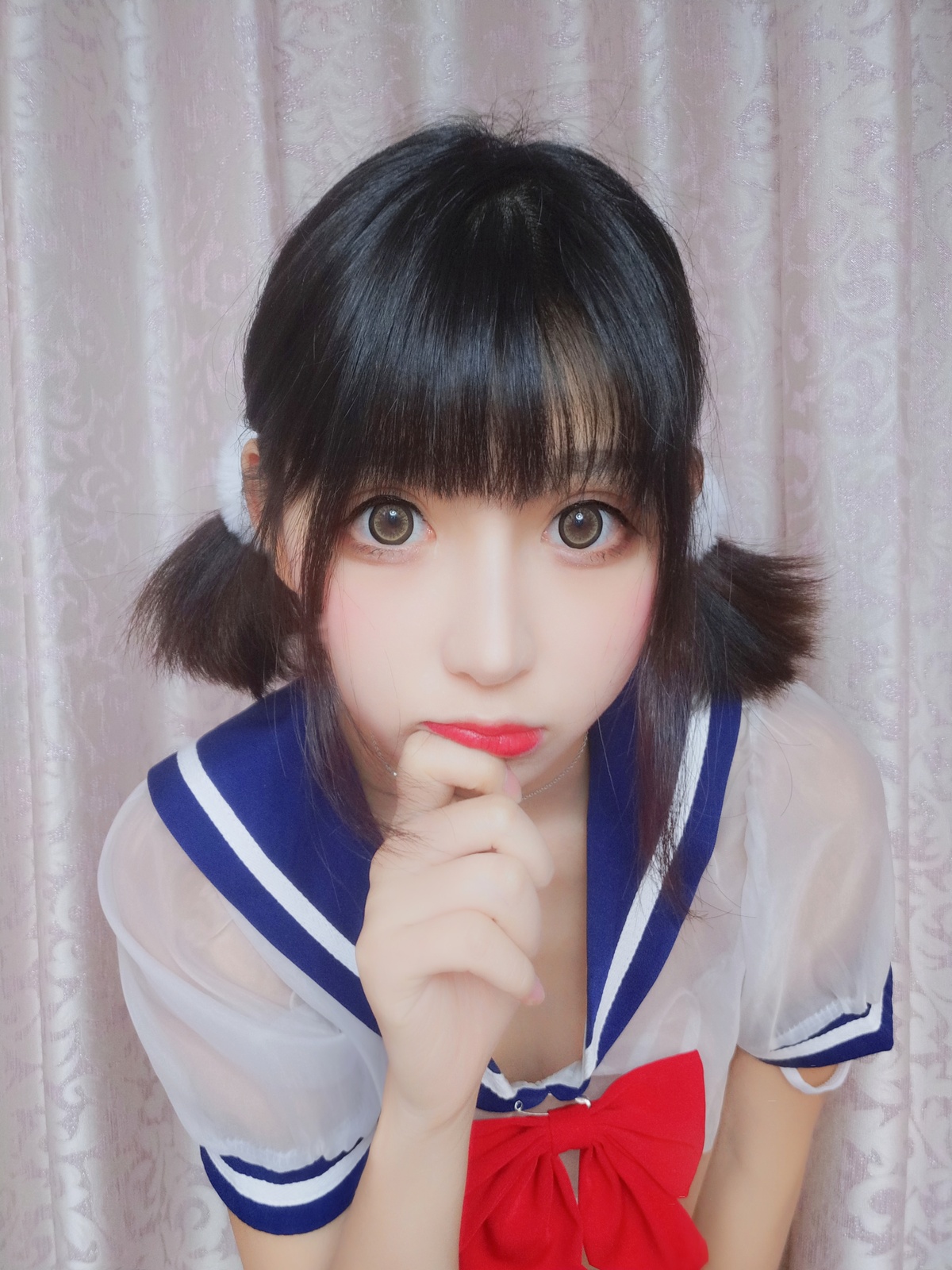 图片[3]-【coser】-黑米粥-NO.006 水手服-COS世界