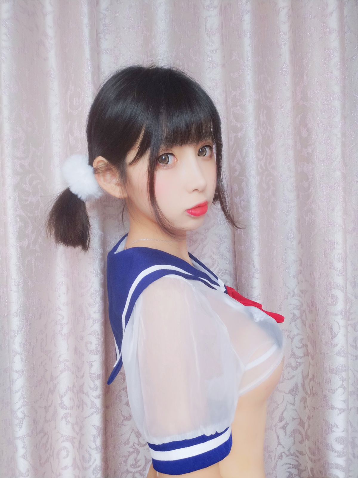 图片[5]-【coser】-黑米粥-NO.006 水手服-COS世界