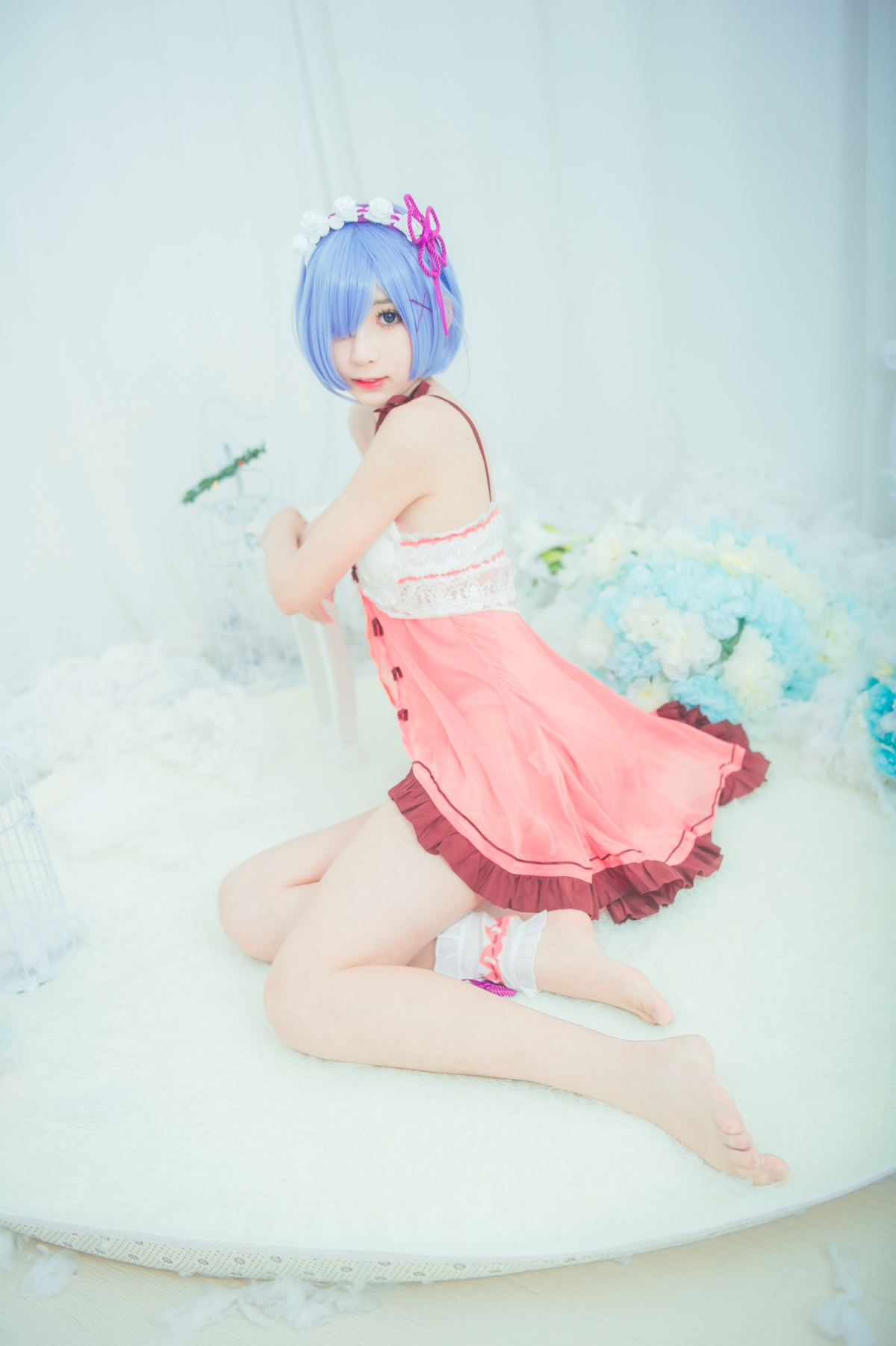 图片[5]-【coser】-黑米粥-NO.009 雷姆睡衣-COS世界