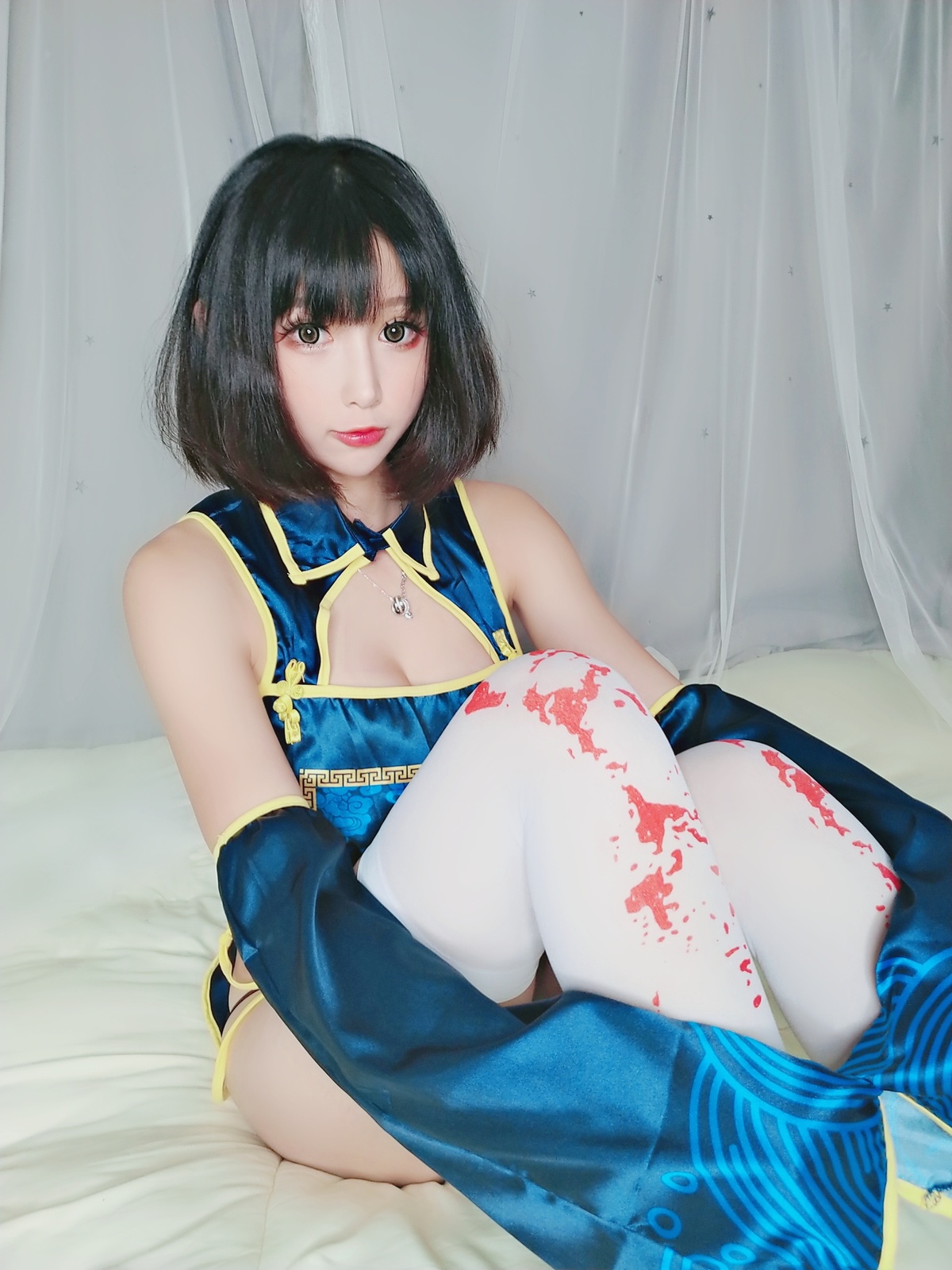 图片[3]-【coser】-黑米粥-NO.014 小僵尸-COS世界