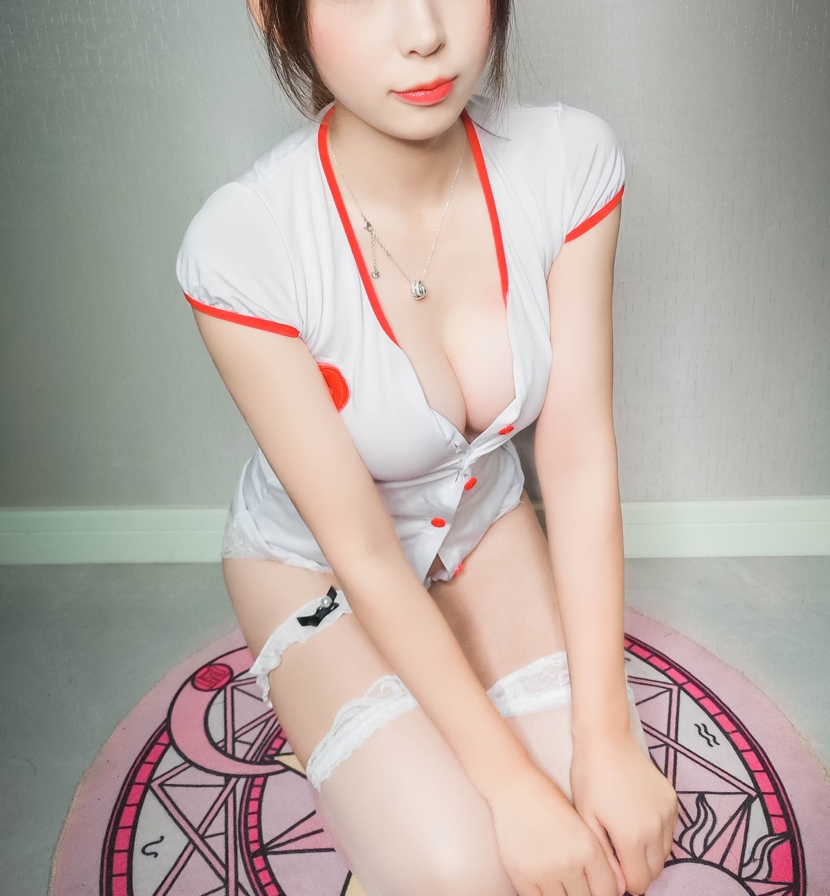 图片[3]-【coser】-黑米粥-NO.017 黑米粥 护士-COS世界