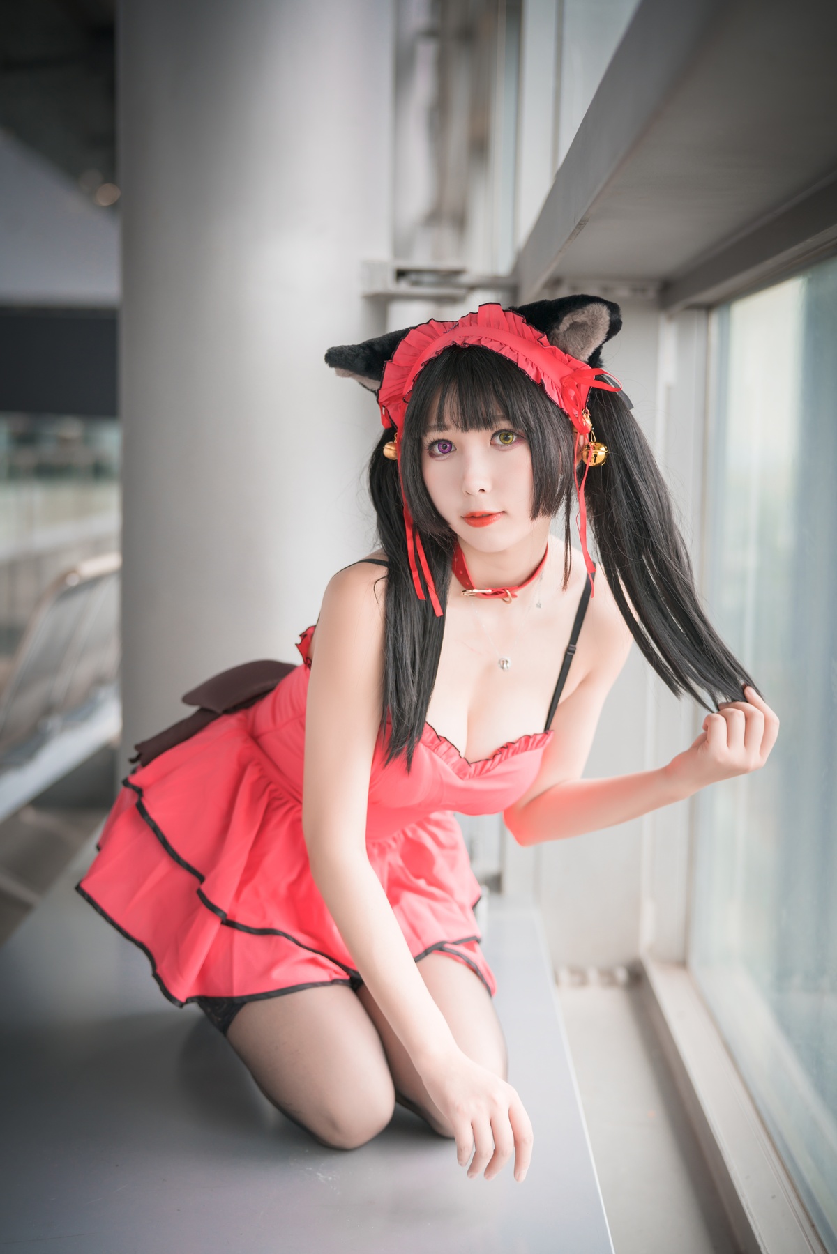 图片[5]-【coser】-黑米粥-NO.019 黑米粥 猫-COS世界