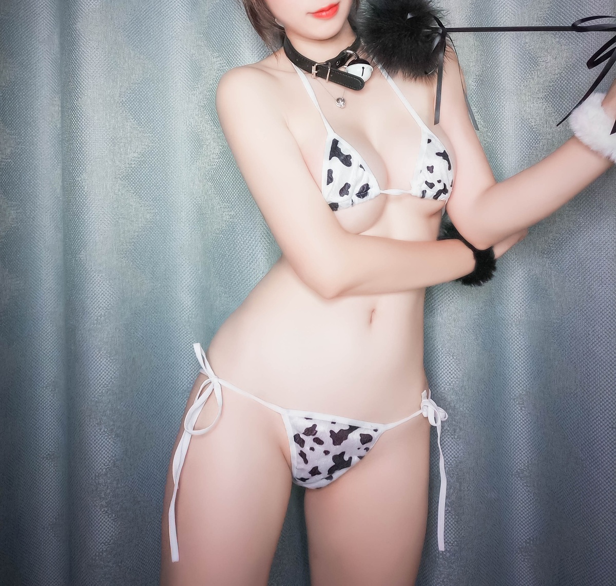 图片[2]-【coser】-黑米粥-NO.020 黑米粥 奶牛-COS世界