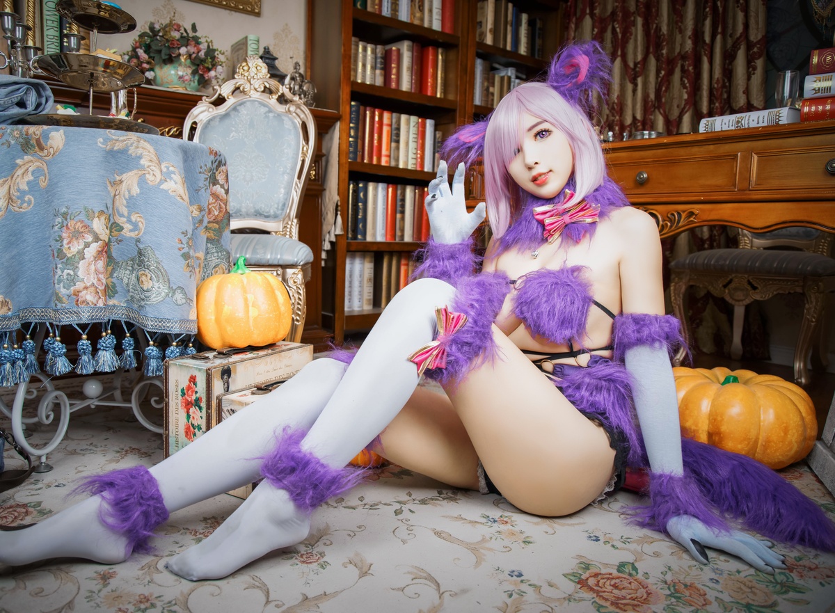 【coser】-黑米粥-NO.026 黑米粥 万圣节-COS世界
