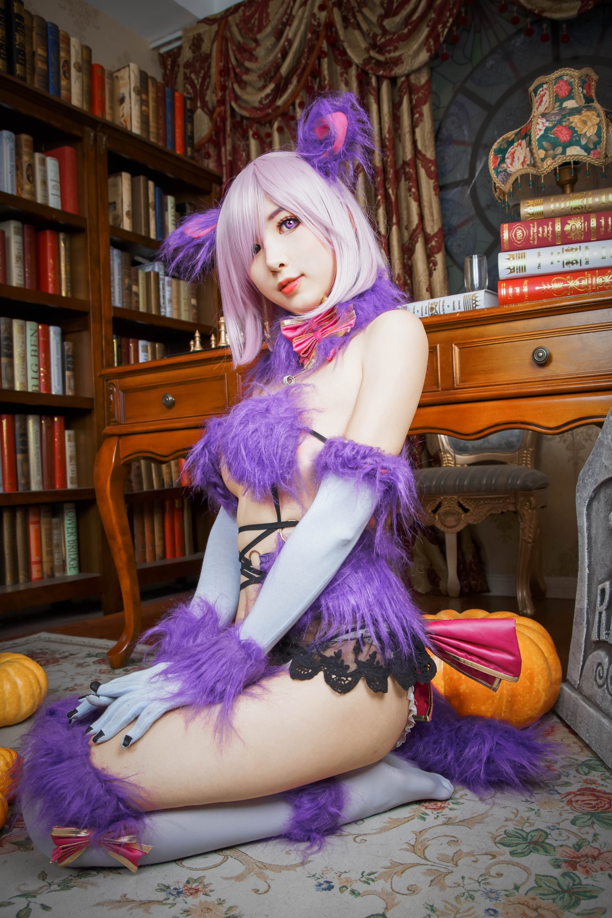 图片[2]-【coser】-黑米粥-NO.026 黑米粥 万圣节-COS世界