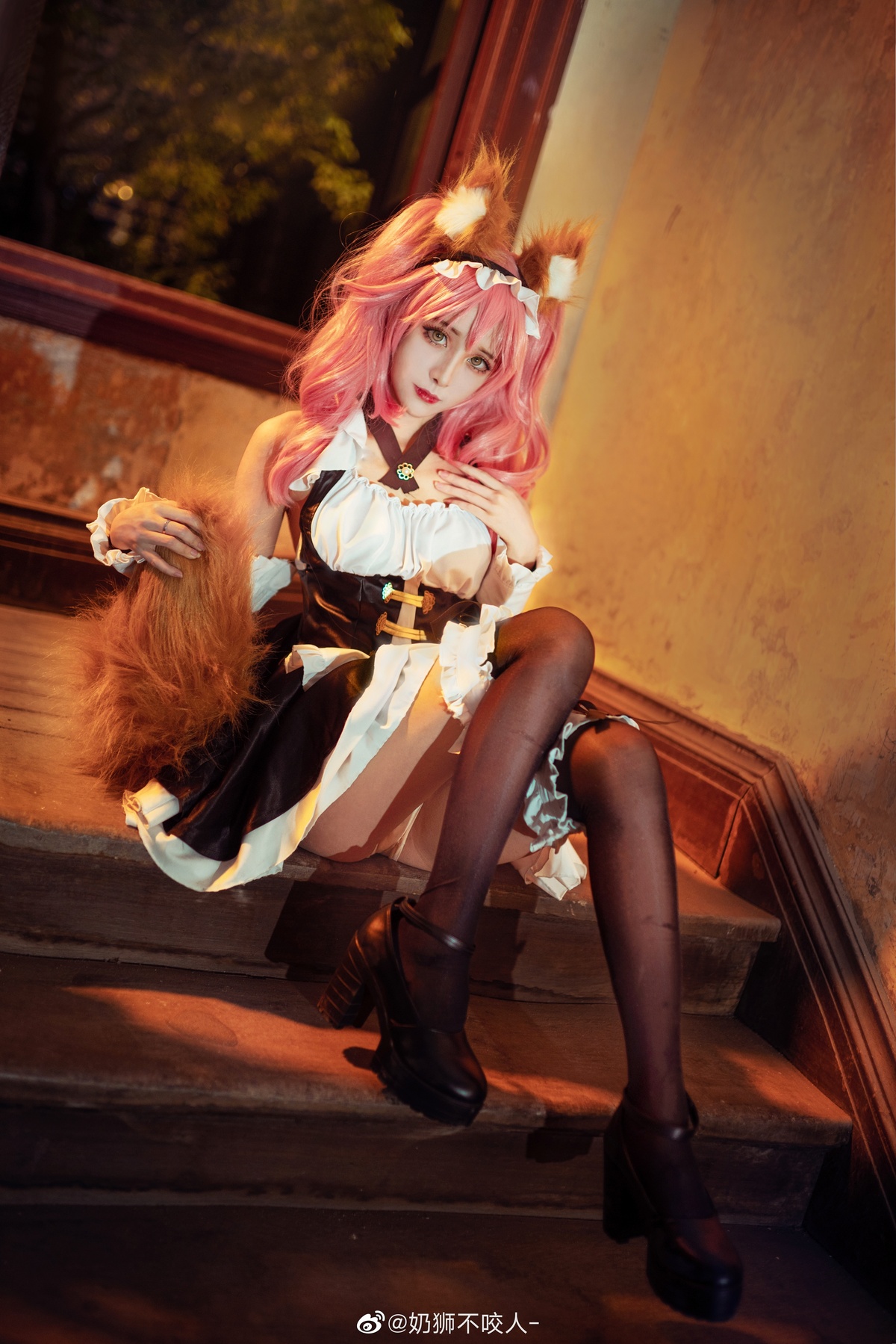 【cosplay】-奶狮不咬人-玉藻前-COS世界