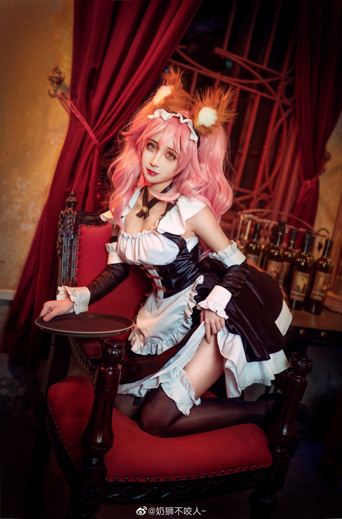 图片[4]-【cosplay】-奶狮不咬人-玉藻前-COS世界