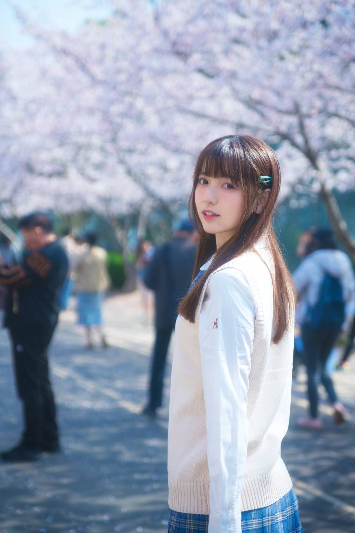 【cosplay】-陆卿卿 NO.4 樱花与JK-COS世界
