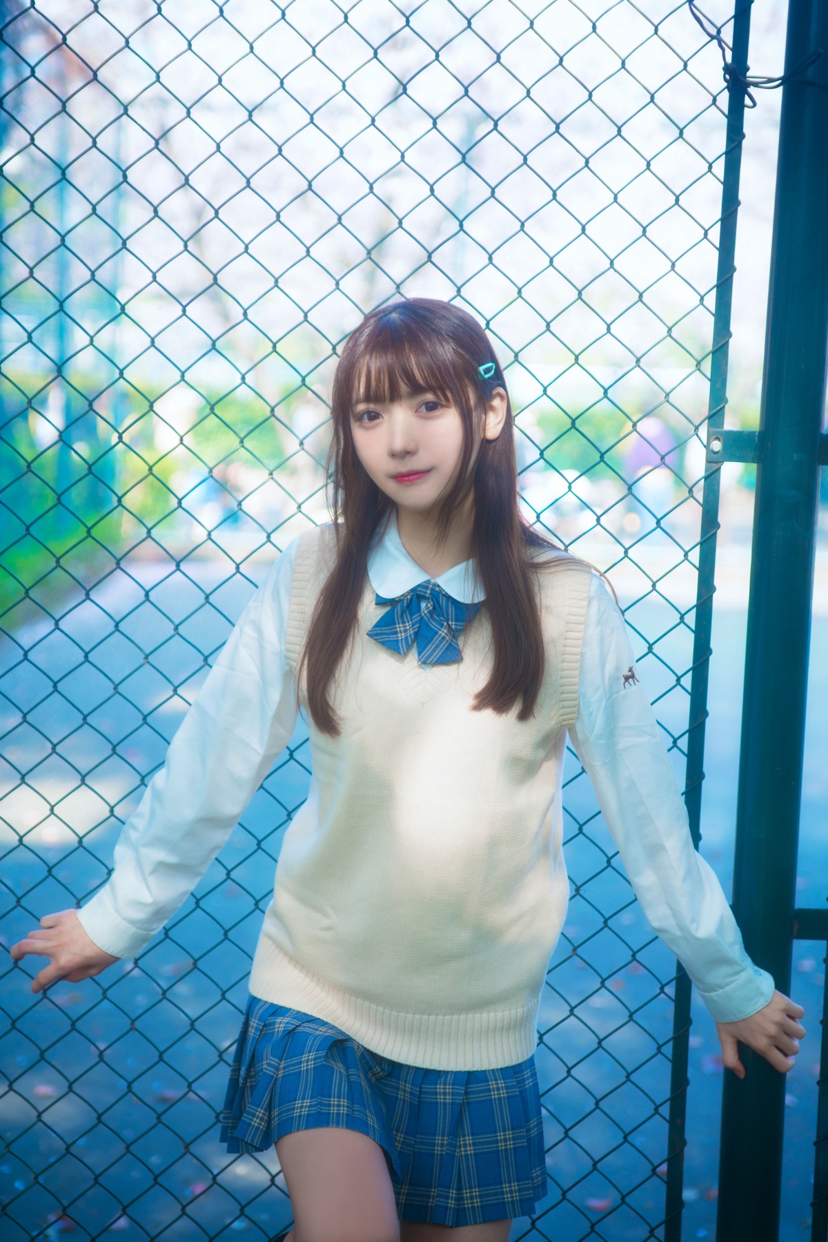 图片[2]-【cosplay】-陆卿卿 NO.4 樱花与JK-COS世界