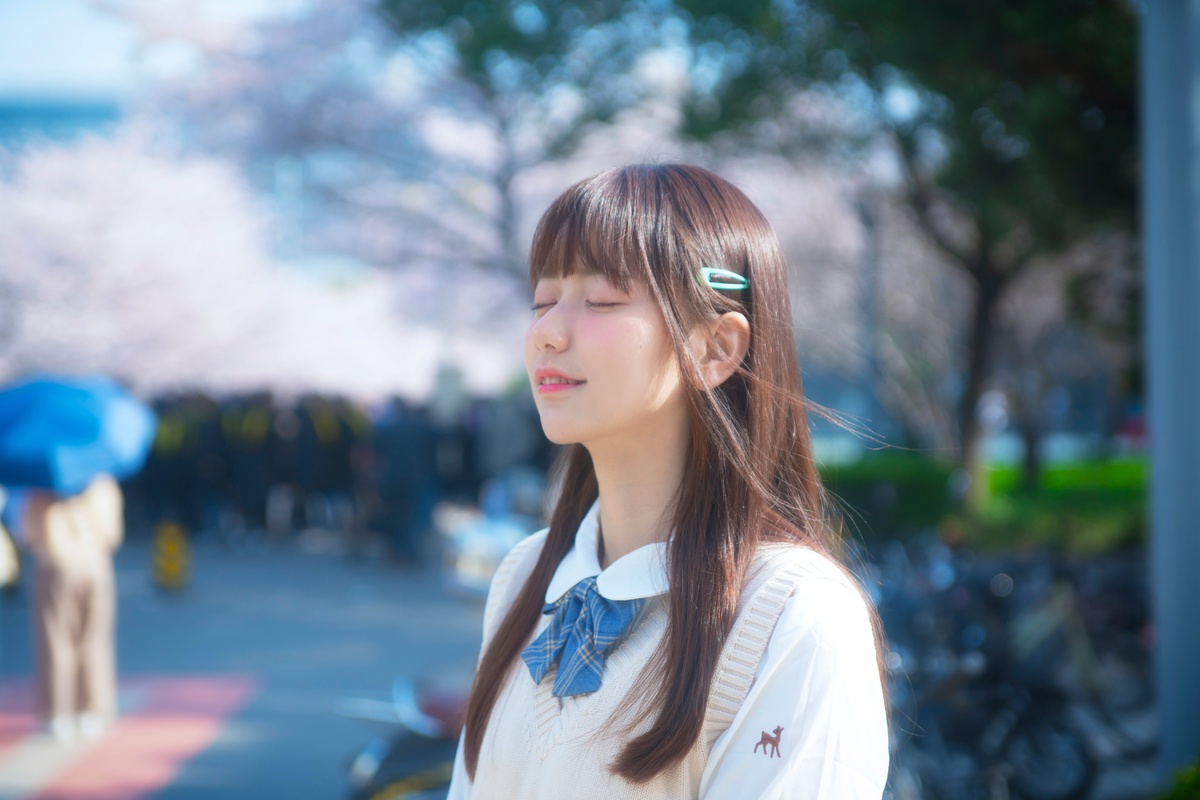 图片[4]-【cosplay】-陆卿卿 NO.4 樱花与JK-COS世界