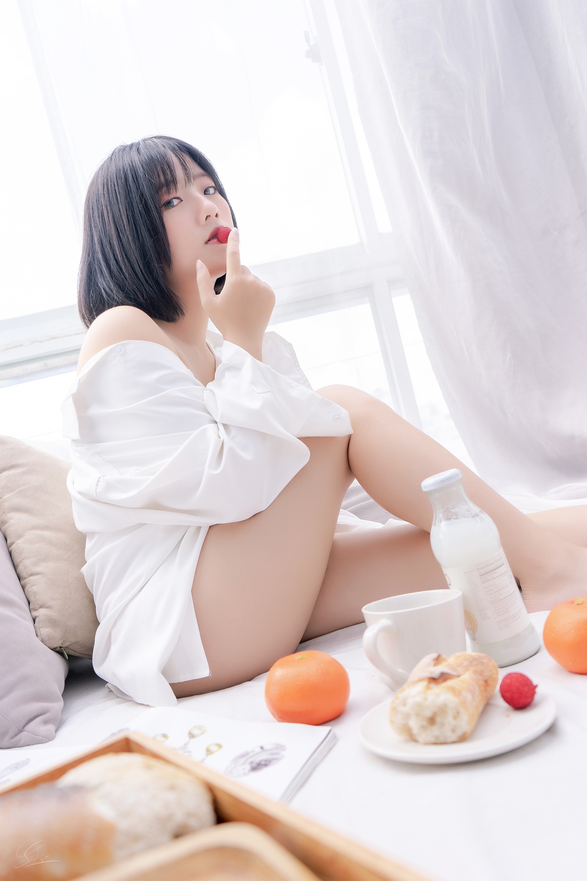 图片[4]-【越南妹子】 Boyfriend’s shirt-COS世界