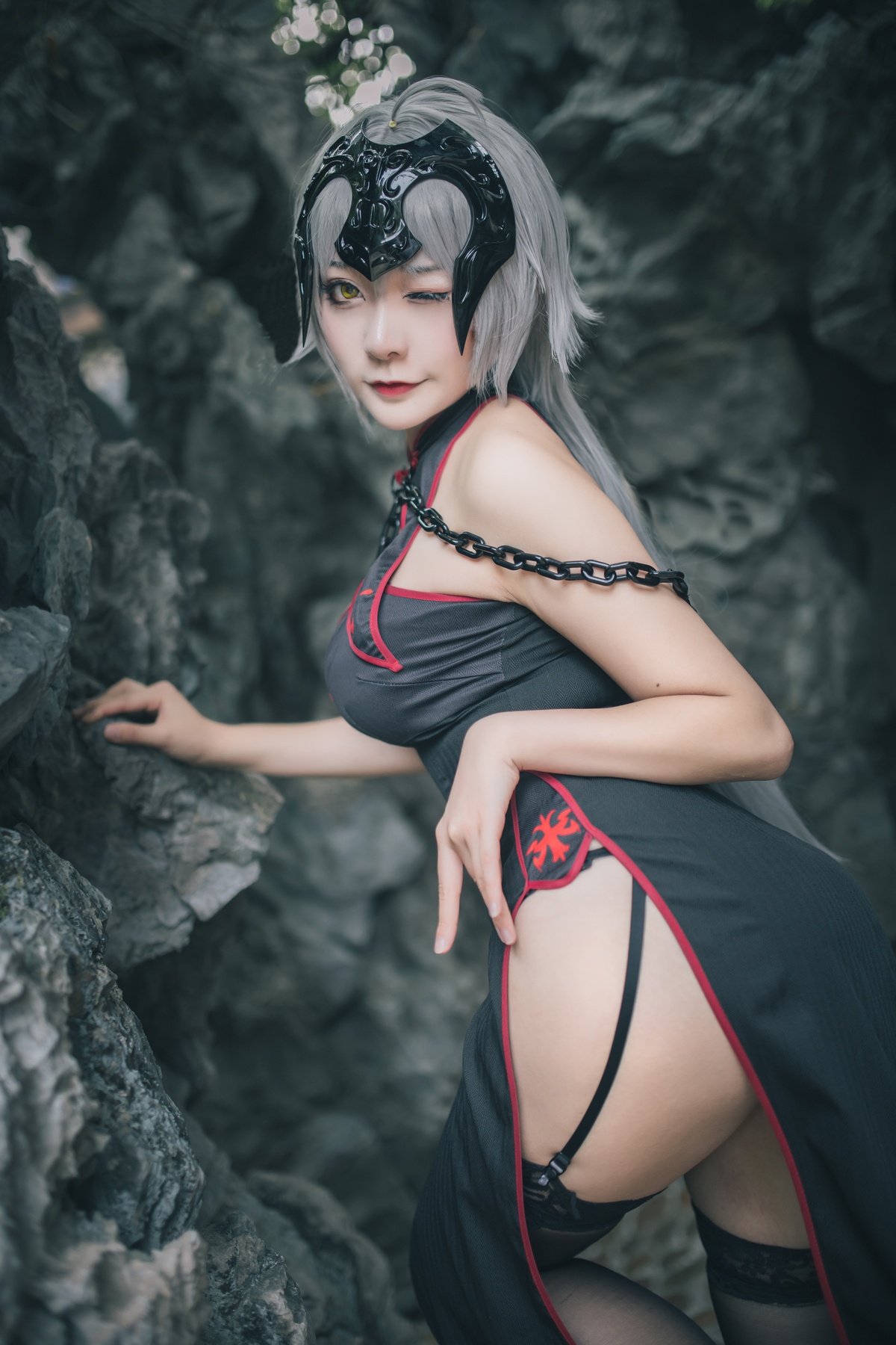 图片[3]-【coser】@三刀刀miido-NO.003 黑贞德-COS世界
