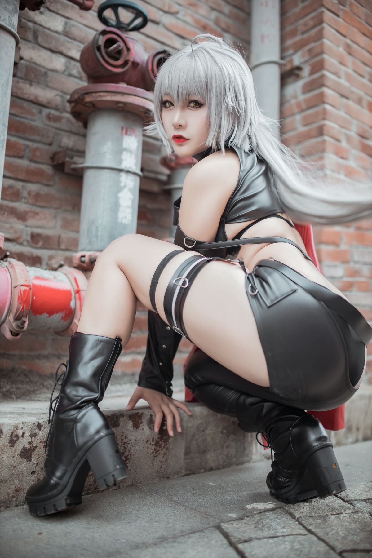 图片[2]-【coser】@三刀刀miido-NO.003 黑贞德2-COS世界