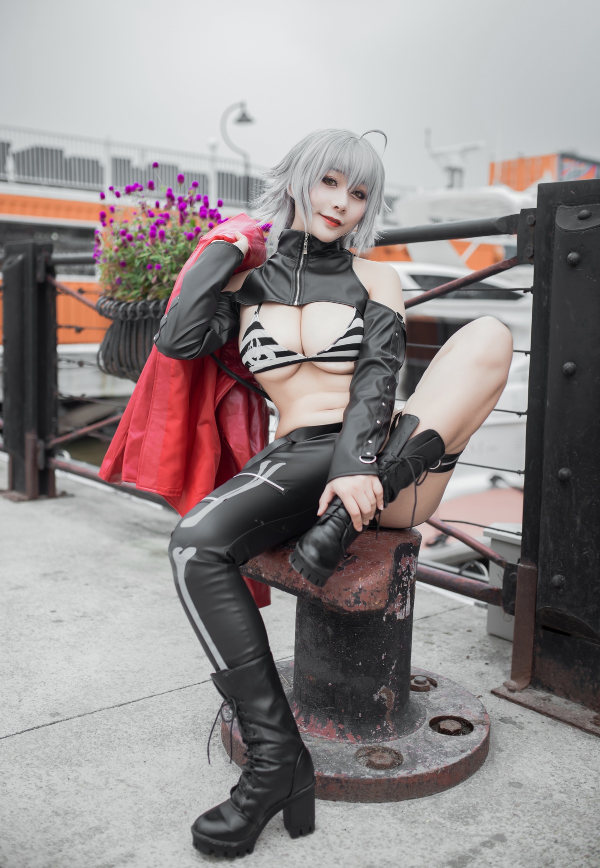 图片[3]-【coser】@三刀刀miido-NO.003 黑贞德2-COS世界