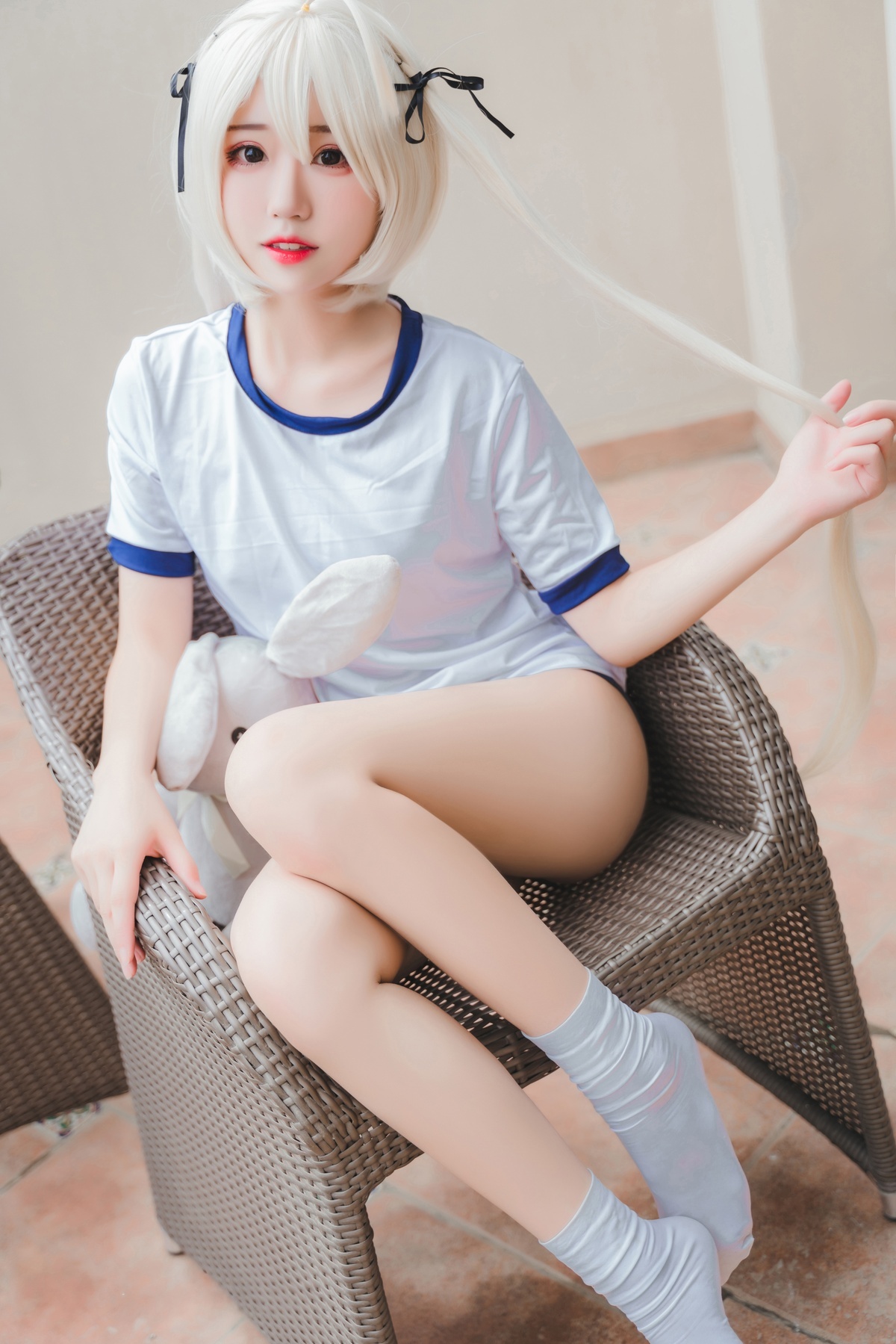 图片[3]-【coser】猫君君_MaoJun VOL.004 体操服穹妹-COS世界