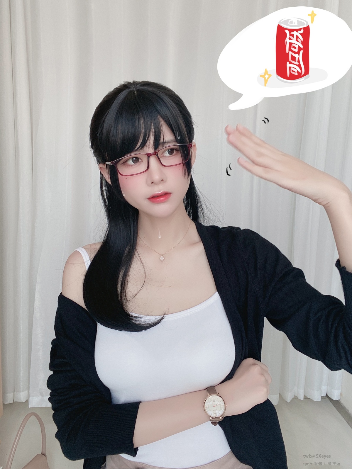图片[5]-眼酱大魔王w NO.001 想喝可乐的OL-COS世界