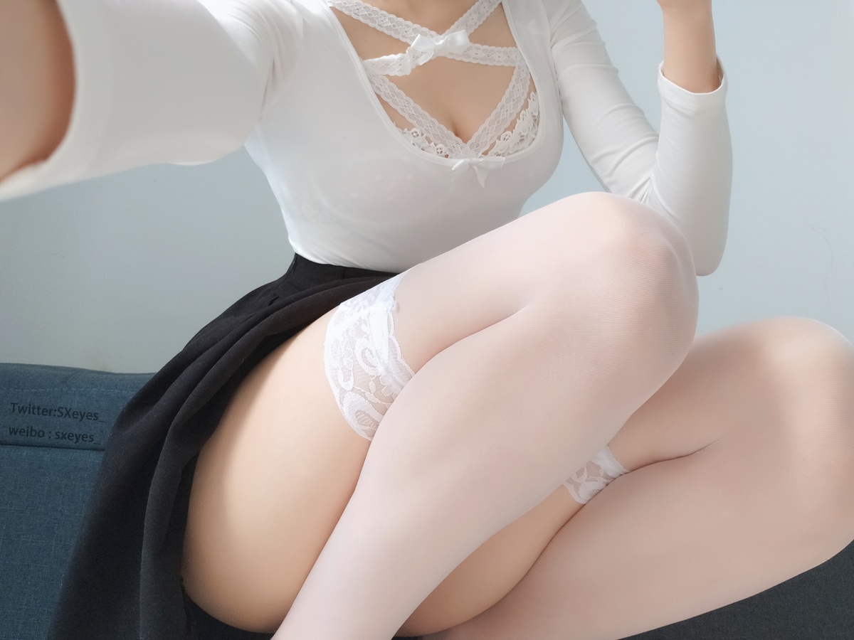 图片[2]-眼酱大魔王w Vol.13 白蕾丝姐姐-COS世界