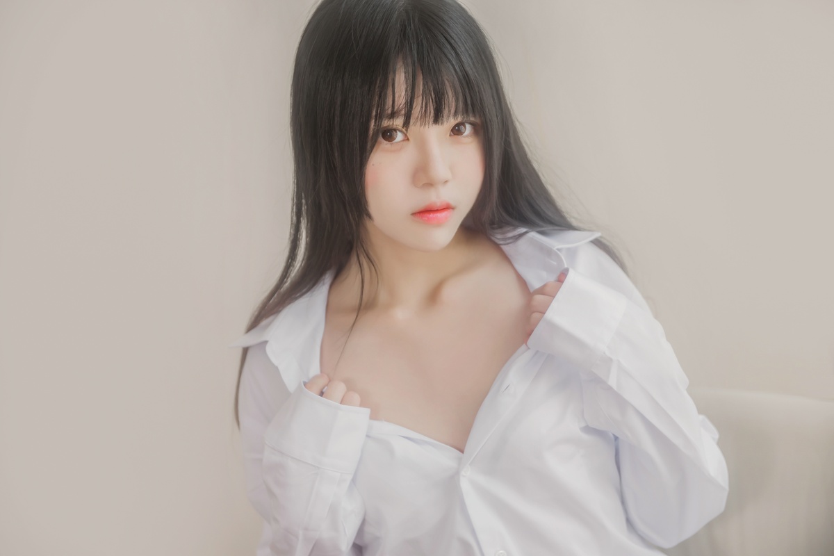 图片[3]-【coser】001【桜桃喵】白衬衫散发-COS世界