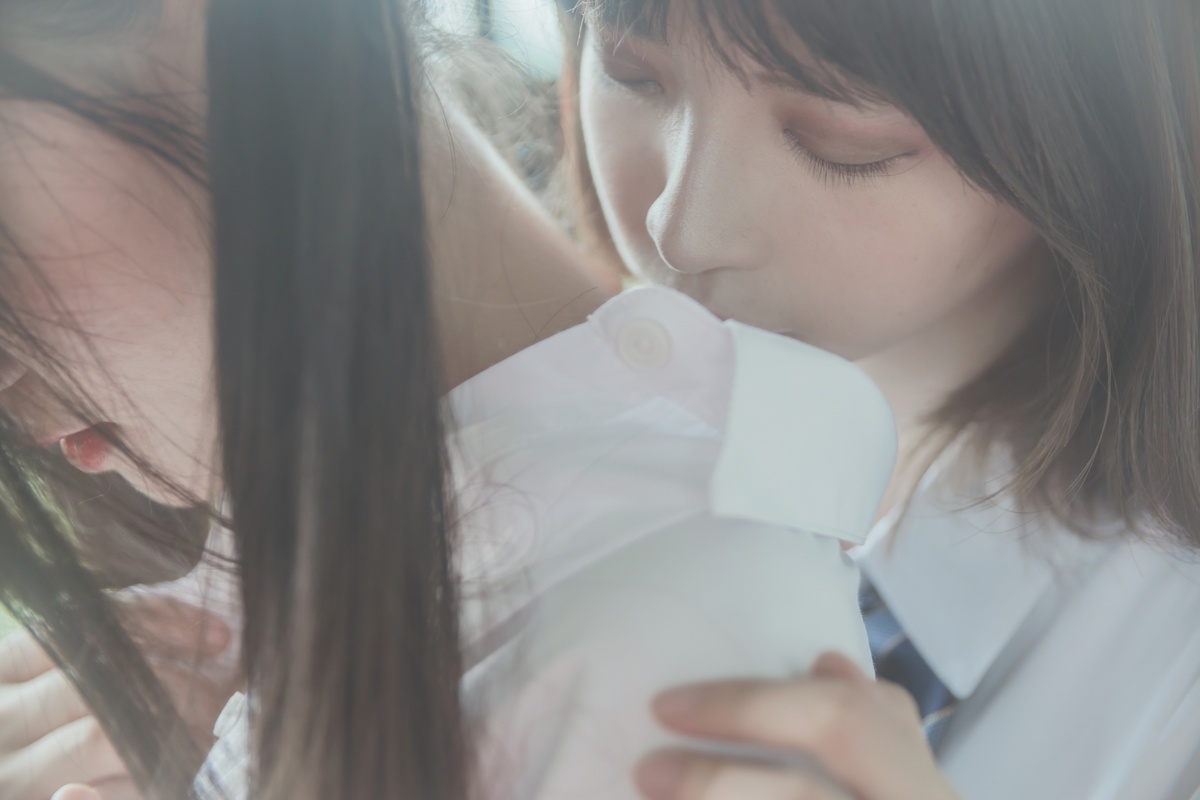 图片[3]-【coser】004【桜桃喵】&疯猫ssJK百合1-COS世界