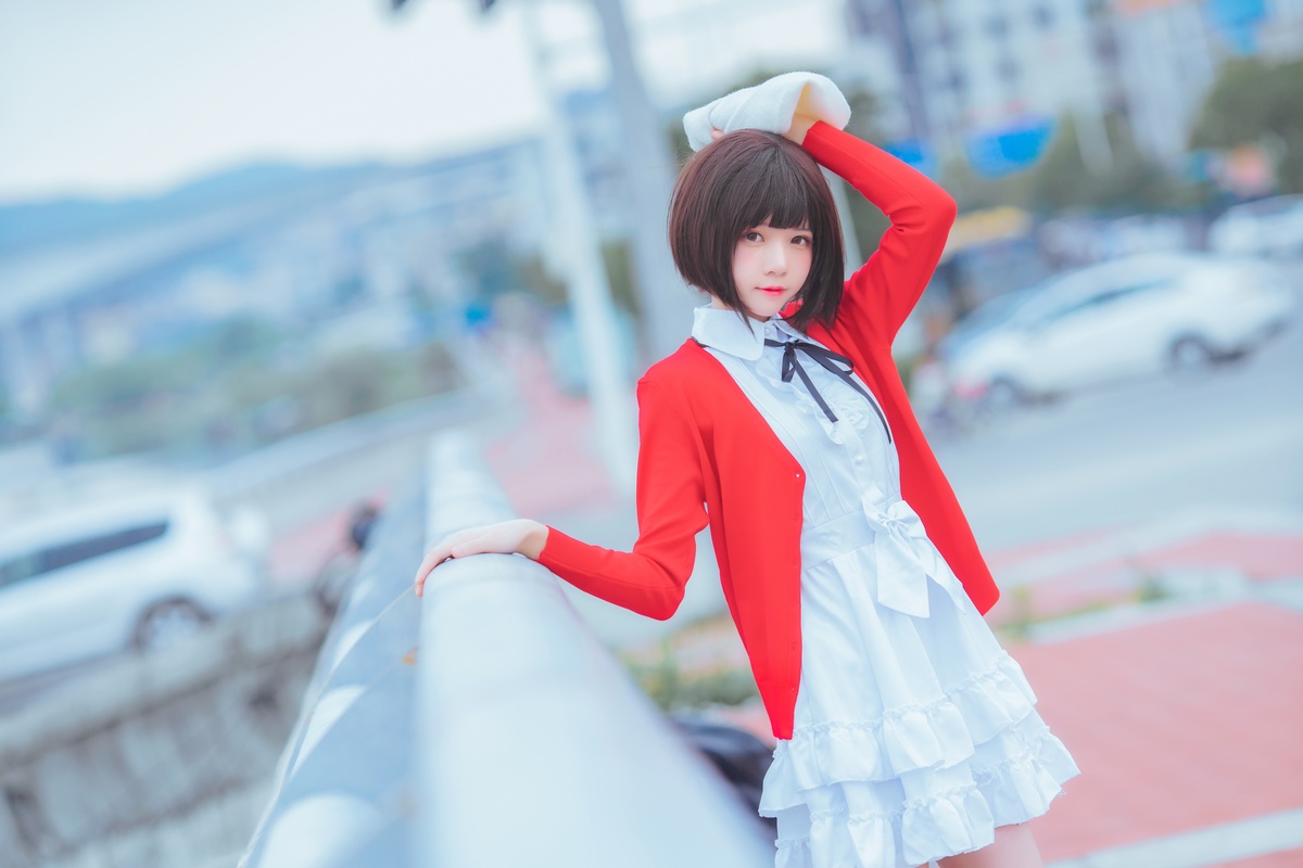 图片[4]-【coser】007【桜桃喵】（加藤惠）常服-COS世界