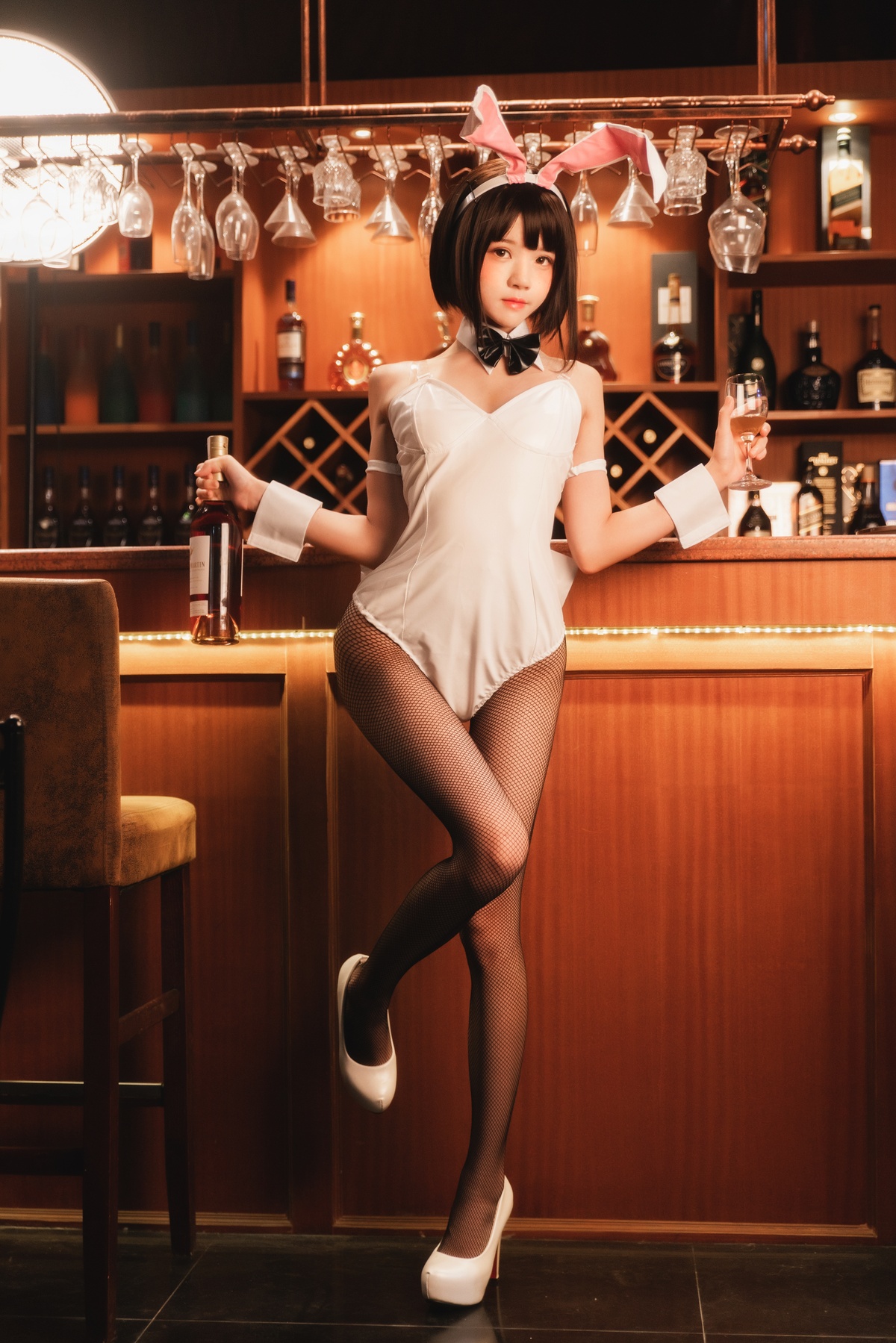 图片[5]-【coser】010【桜桃喵】（加藤惠）兔女郎-COS世界