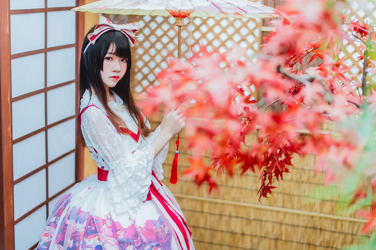 图片[5]-【coser】017【桜桃喵】和风lolita-COS世界