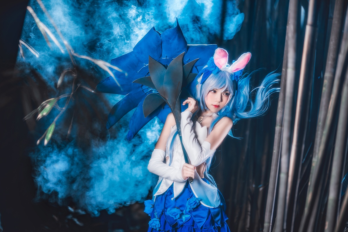 图片[3]-【coser】018【桜桃喵】花间舞-COS世界