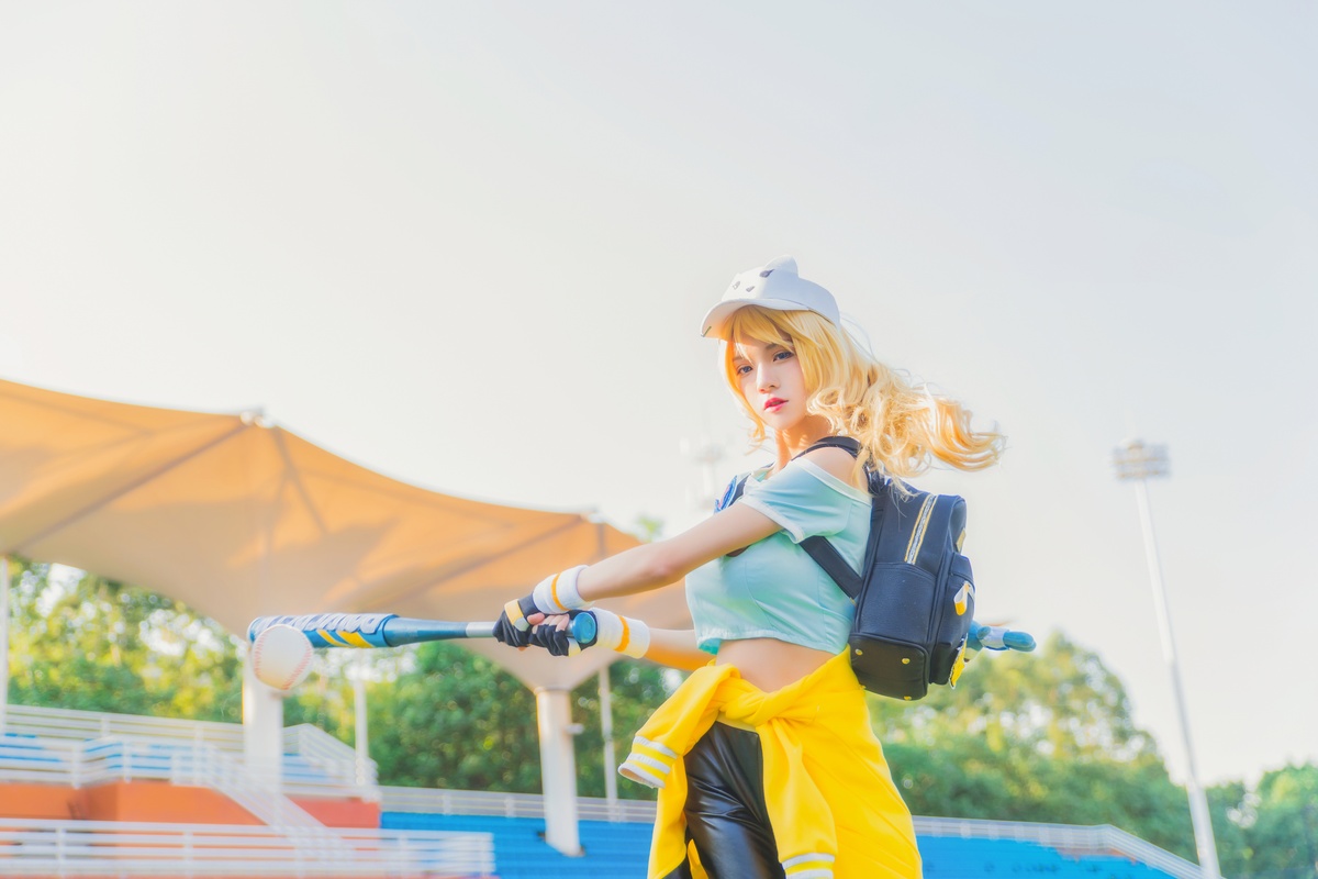 图片[2]-【coser】019【桜桃喵】花木兰青春决赛季-COS世界