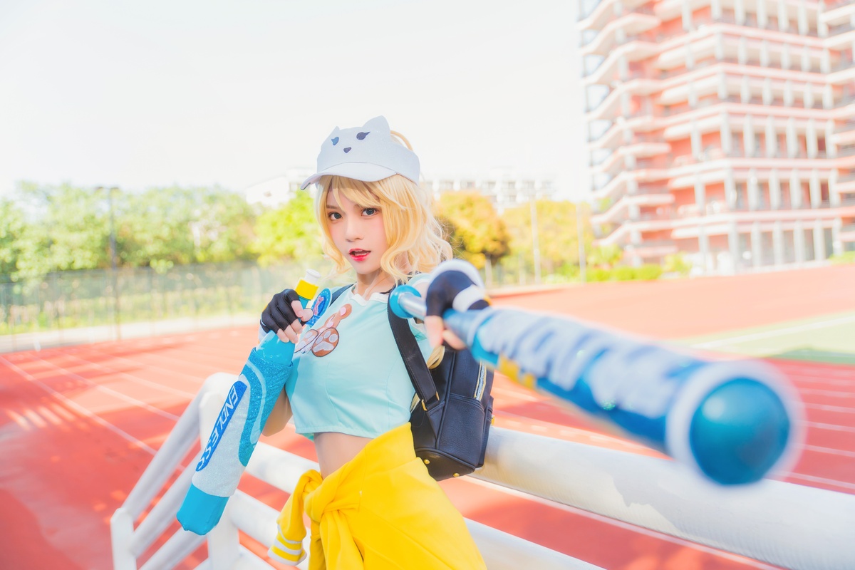 图片[4]-【coser】019【桜桃喵】花木兰青春决赛季-COS世界