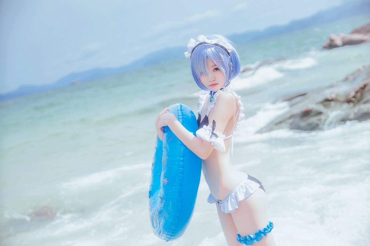 【coser】022【桜桃喵】蕾姆COS-COS世界