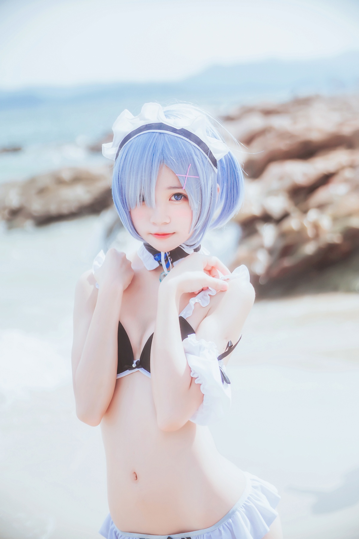 图片[4]-【coser】022【桜桃喵】蕾姆COS-COS世界