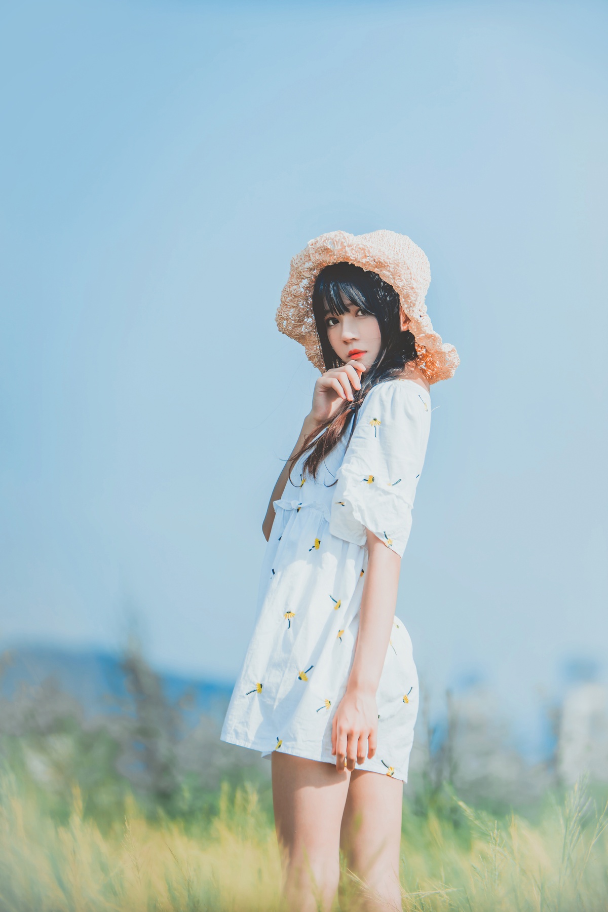 图片[3]-【coser】032【桜桃喵】田野-COS世界