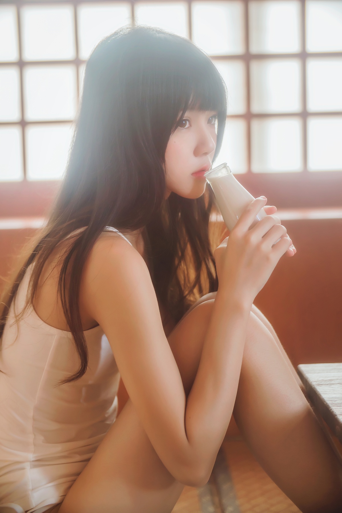 图片[124]-【coser】034【桜桃喵】小背心换水手服-COS世界