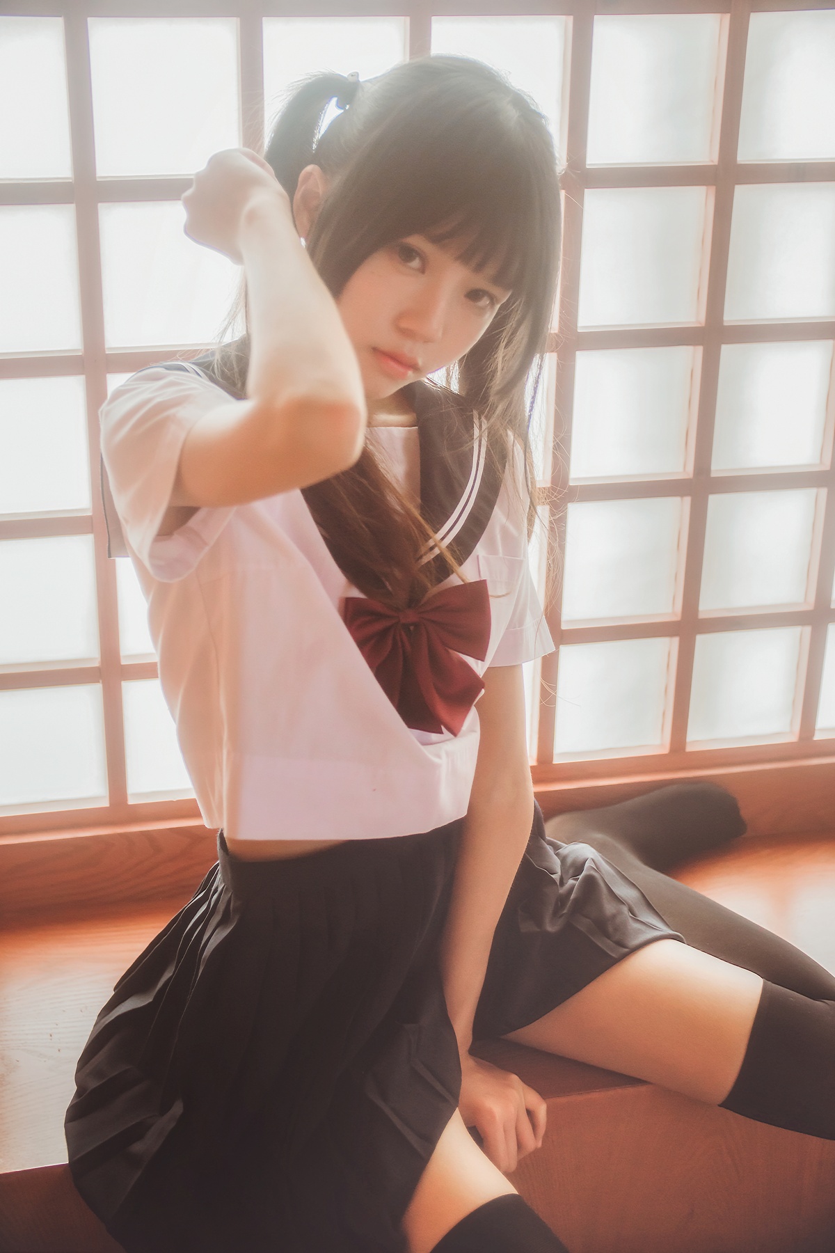 图片[135]-【coser】034【桜桃喵】小背心换水手服-COS世界