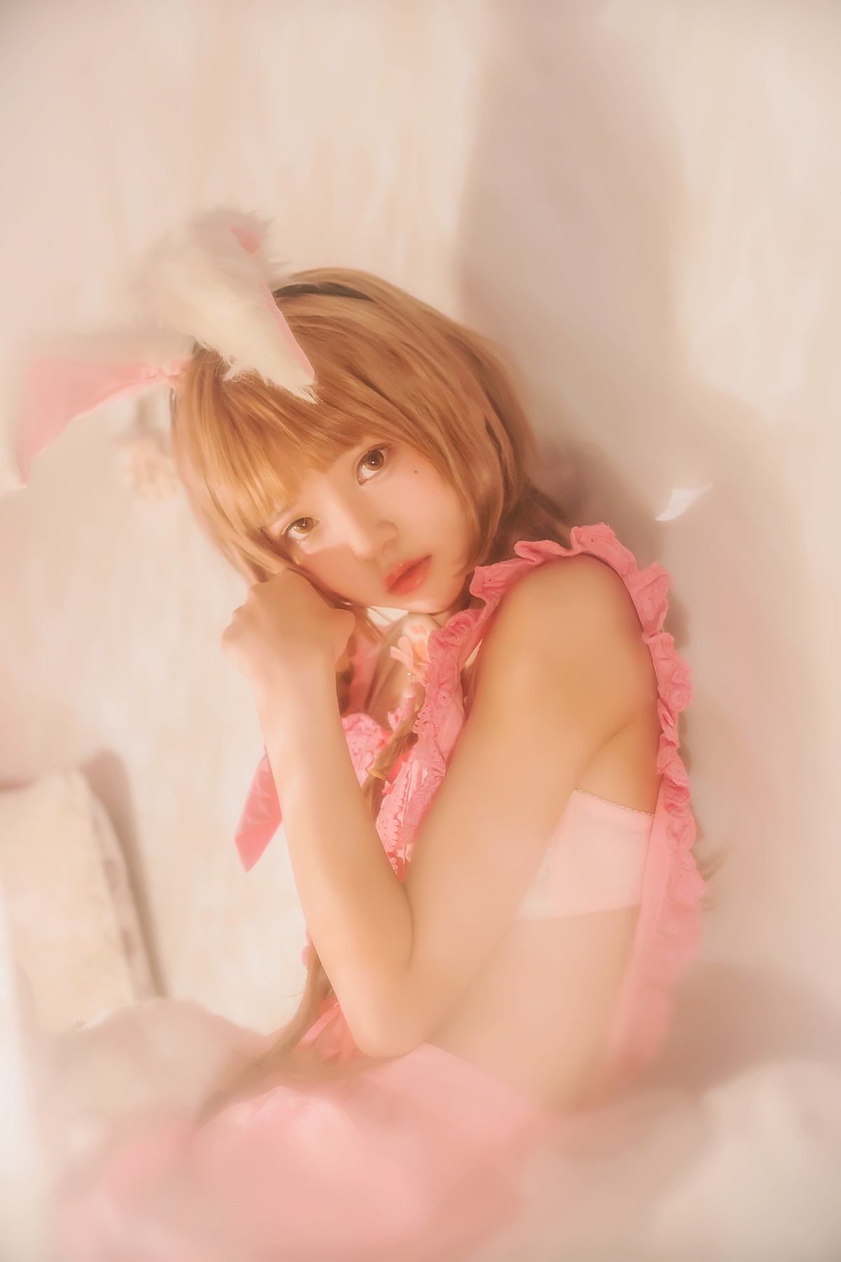 【coser】041【桜桃喵】冬眠兔-COS世界