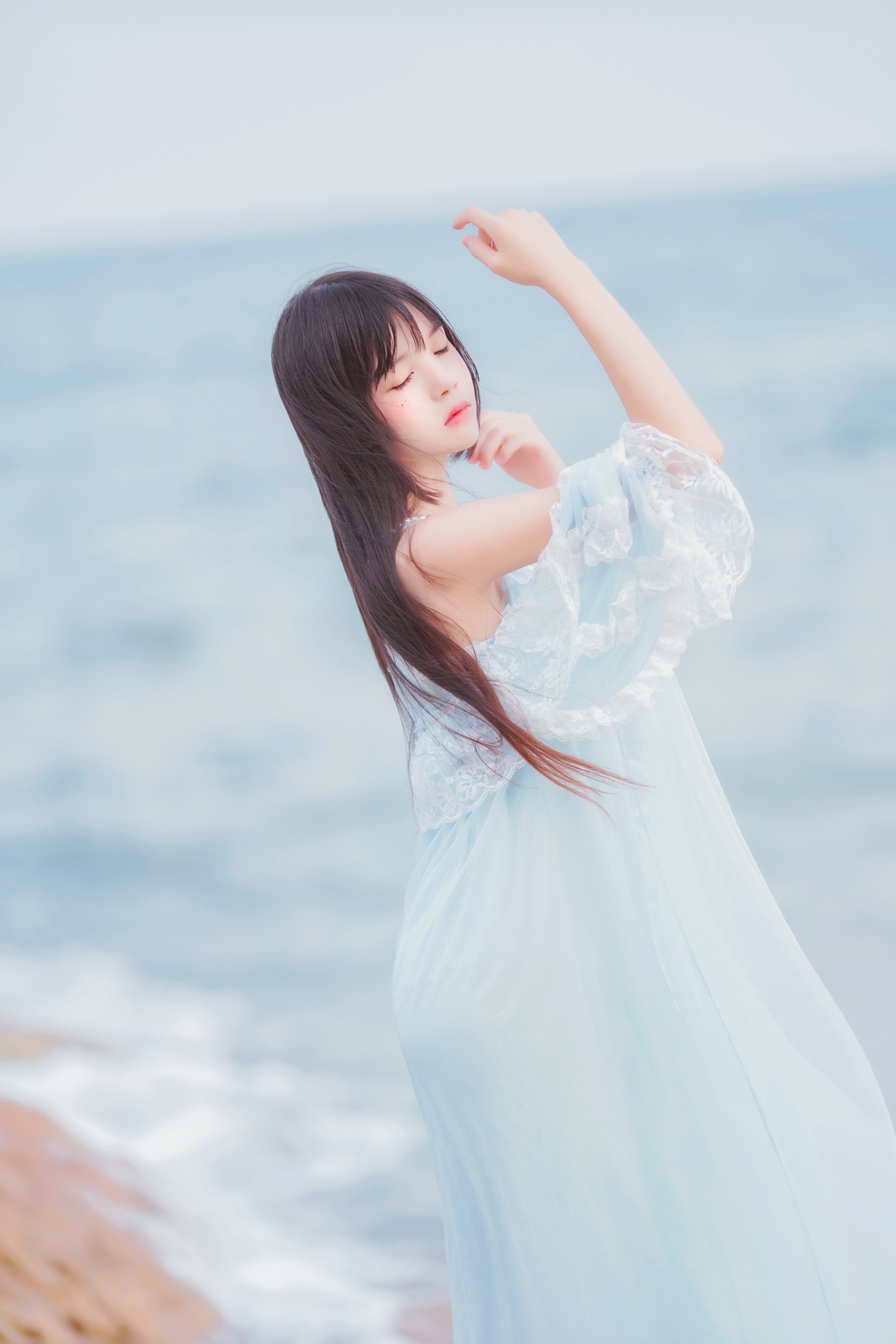 图片[4]-【coser】043【桜桃喵】冬眠长裙-COS世界