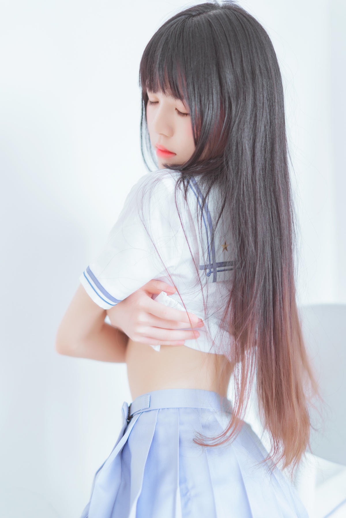 图片[2]-【coser】046【桜桃喵】黑丝水手-COS世界
