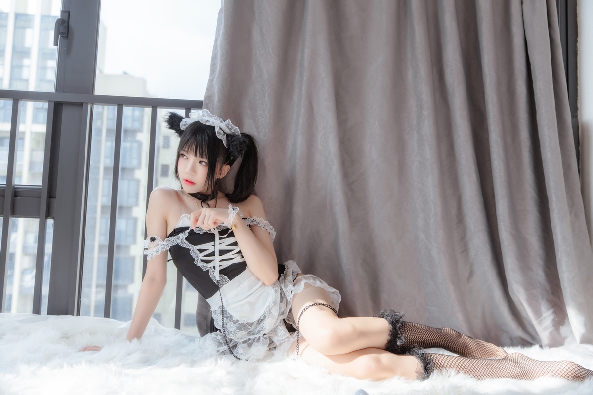 图片[2]-【coser】050【桜桃喵】黑猫妹抖-COS世界