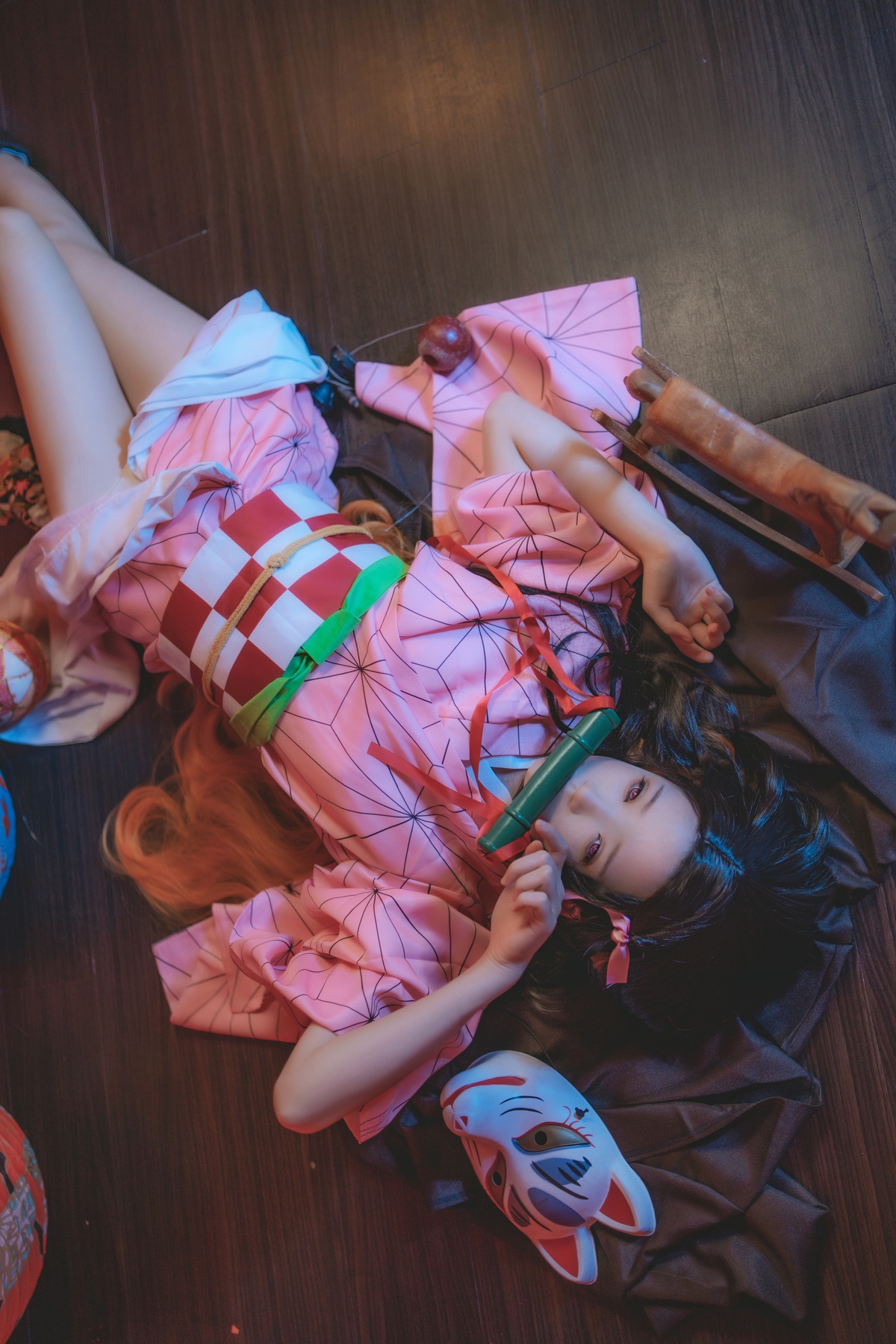 图片[5]-【coser】056【桜桃喵】灶门祢豆子-COS世界