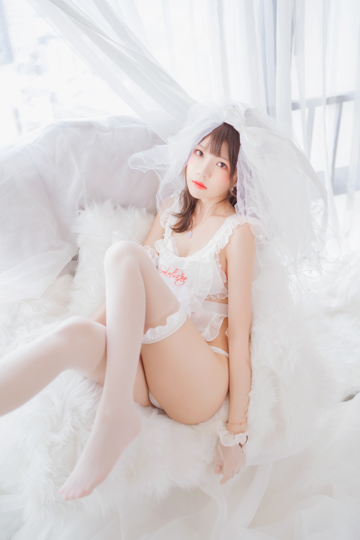 图片[5]-【coser】058【桜桃喵】轻纱上-COS世界