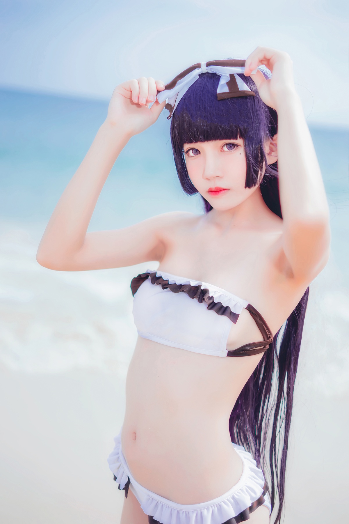 图片[5]-【coser】059【桜桃喵】五更琉璃／泳装-COS世界