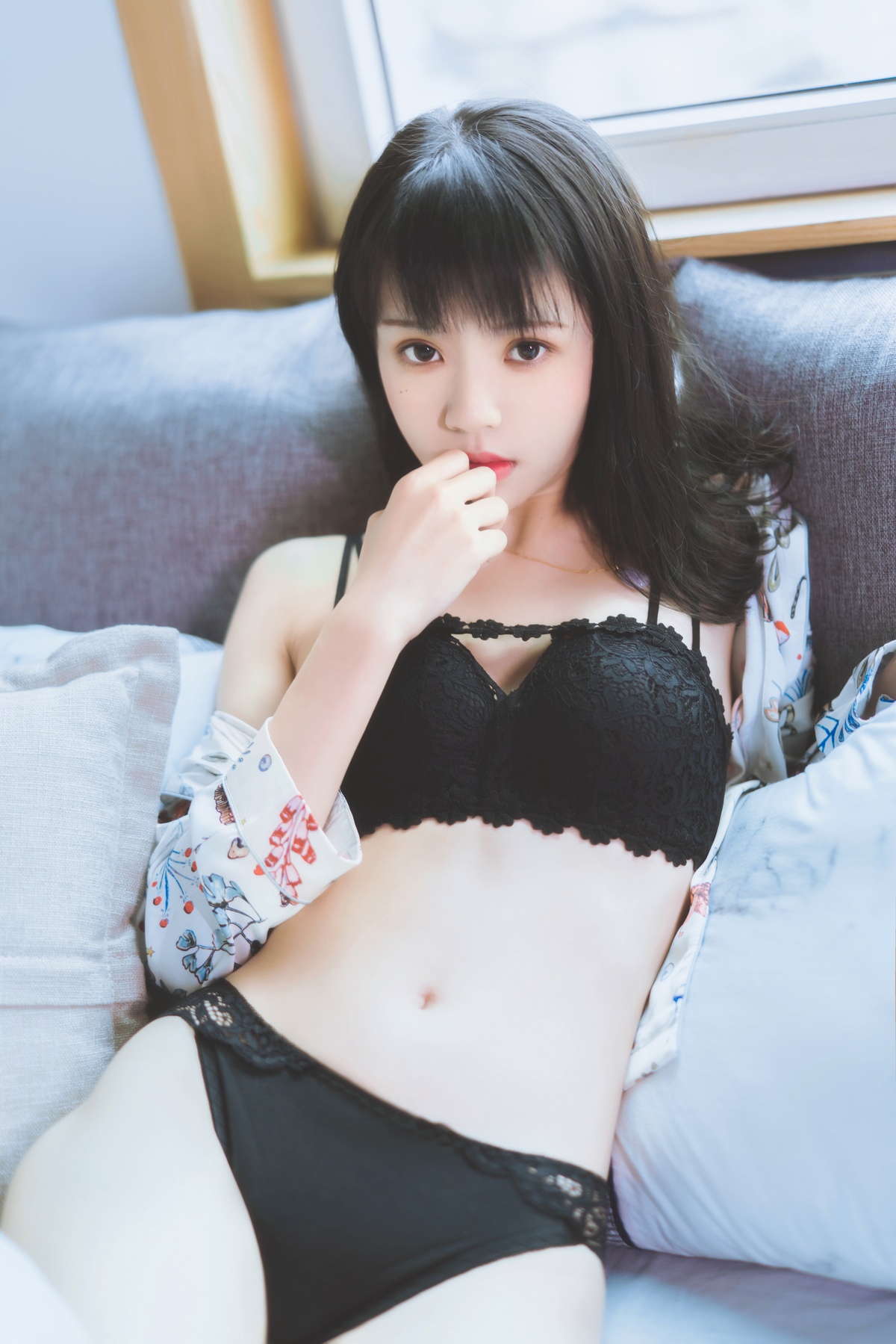 图片[2]-【coser】069【桜桃喵】倦-COS世界