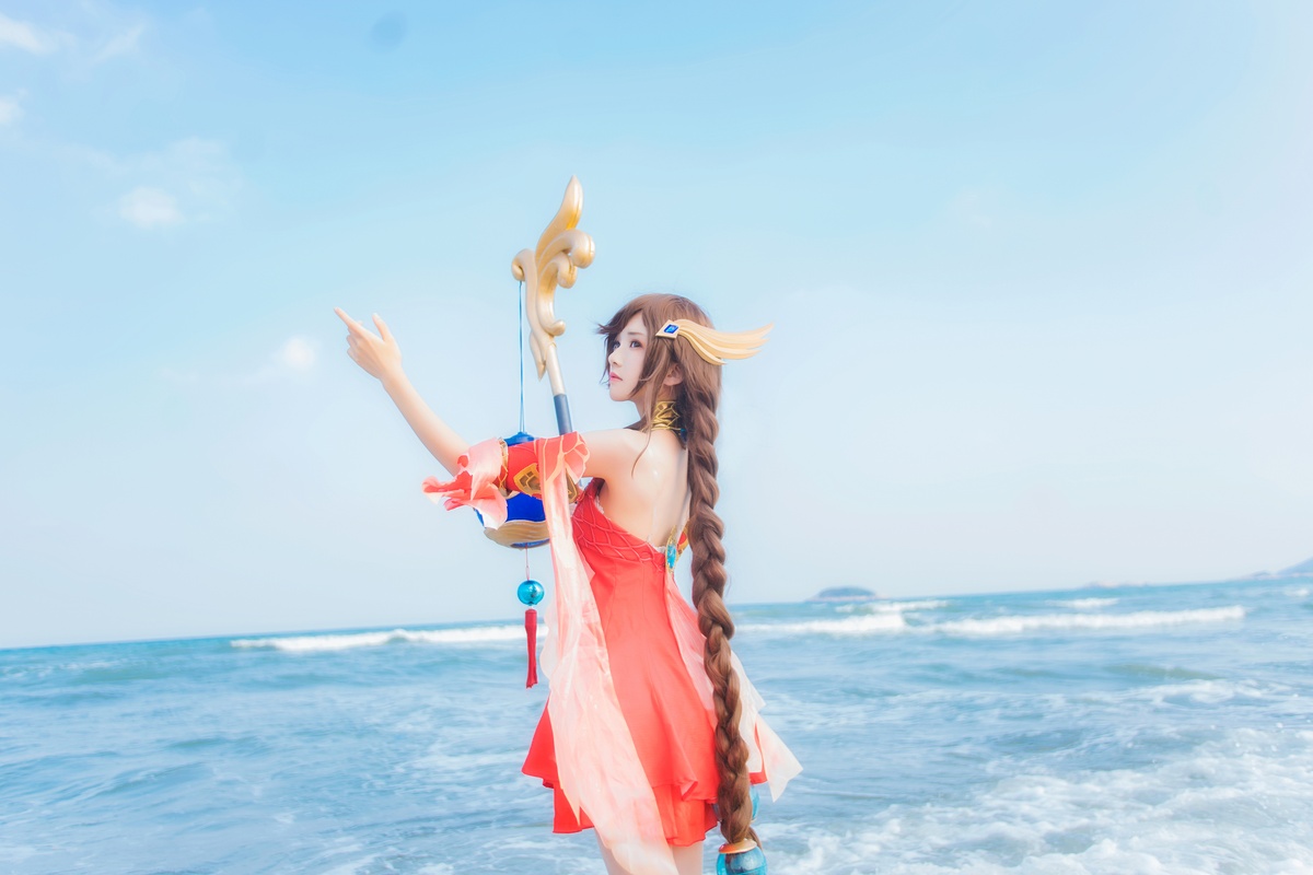 图片[4]-【coser】070【桜桃喵】王者荣耀大乔-COS世界
