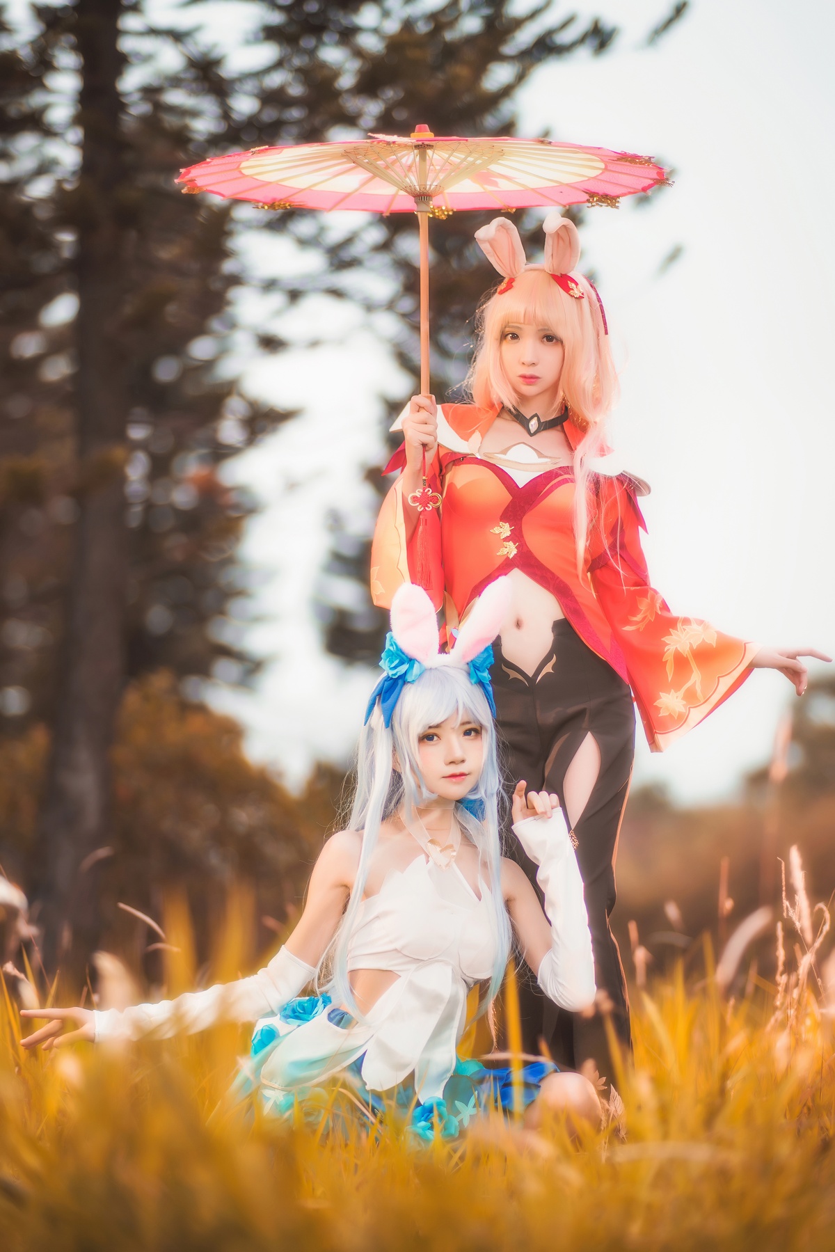 图片[3]-【coser】073【桜桃喵】&疯喵ss双人公孙离-COS世界