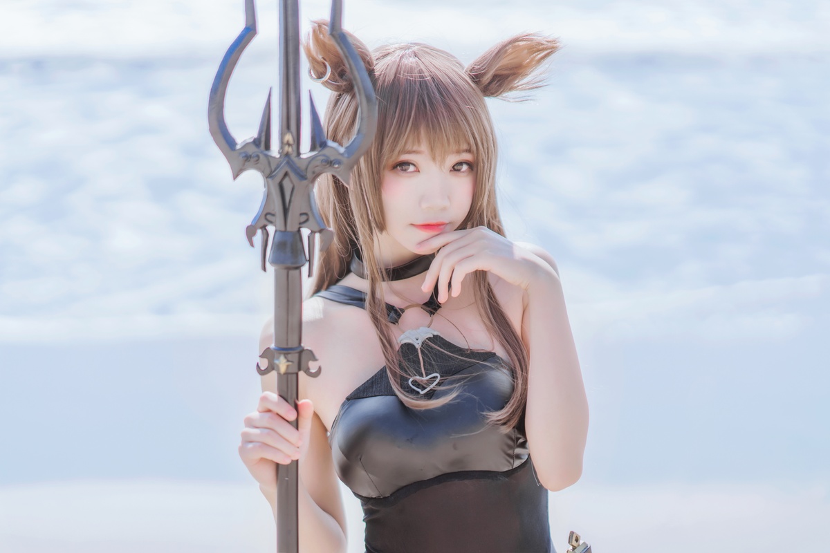 图片[4]-【coser】074【桜桃喵】天火泳装-COS世界