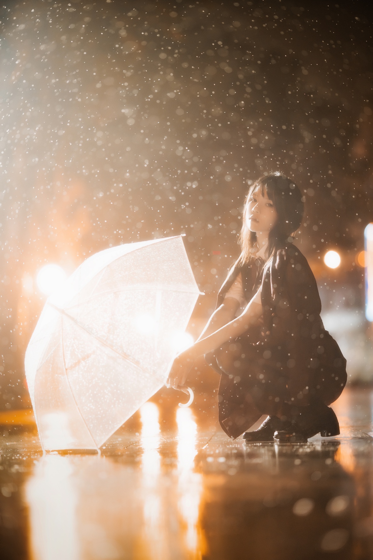图片[4]-【coser】082【桜桃喵】雨下-COS世界
