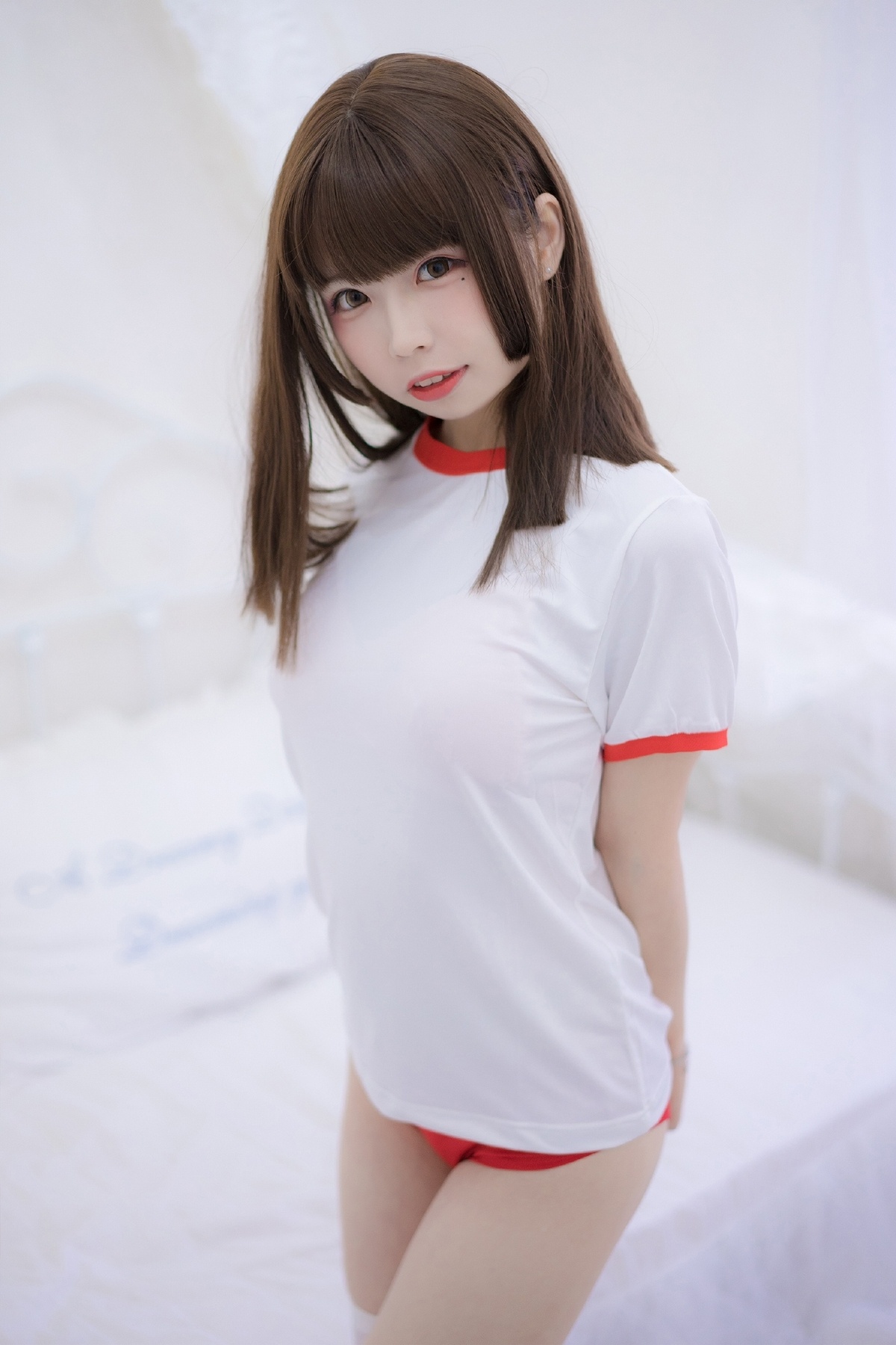 图片[4]-十万珍吱伏特 -好冷，希望夏天能再穿上体操服-COS世界