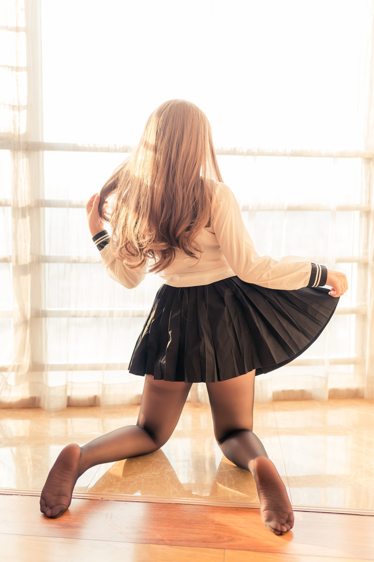 图片[4]-Yoko宅夏 -水手服黑丝-COS世界