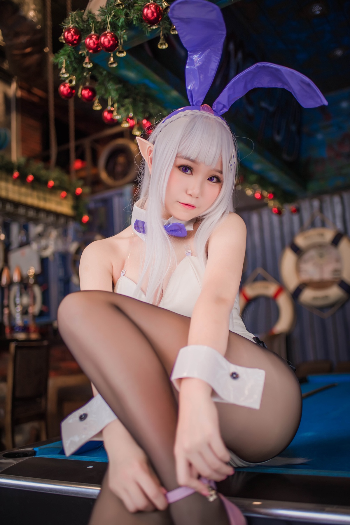 图片[3]-Yoko宅夏 -艾米莉娅 兔女郎-COS世界
