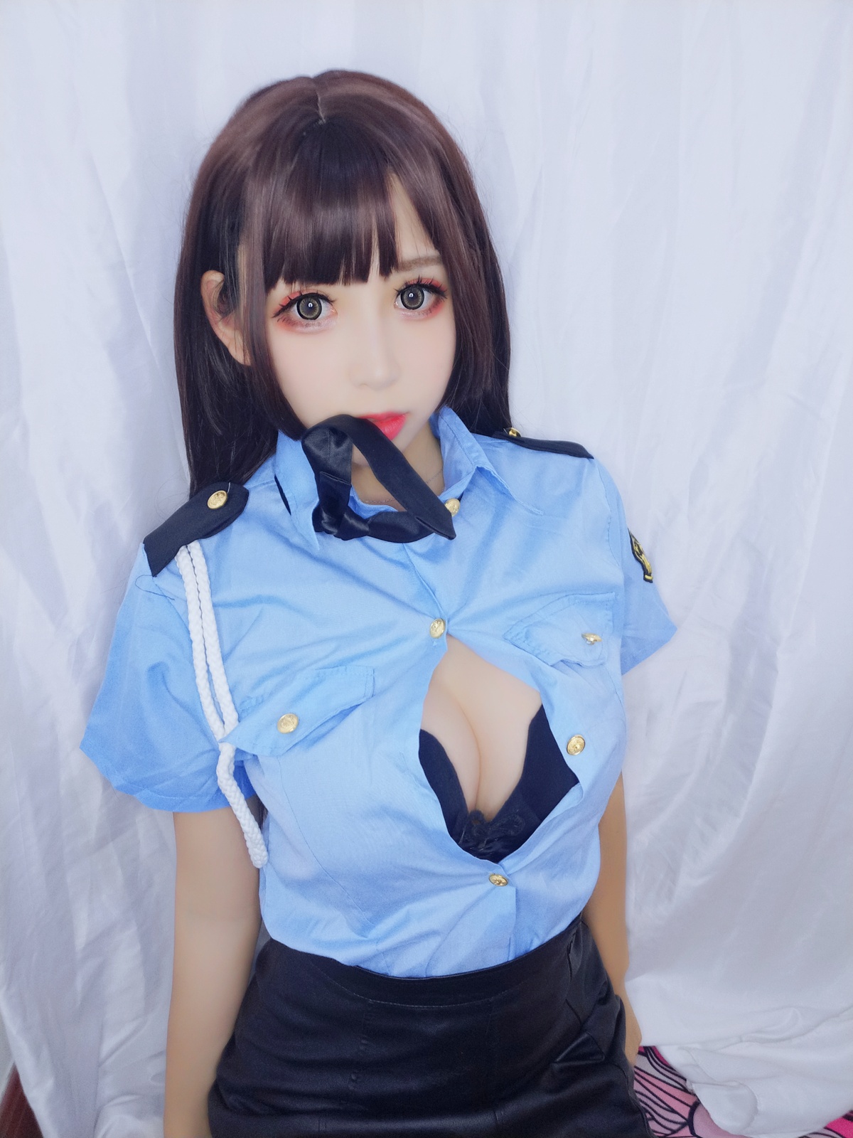 图片[2]-小酥酱 NO.005 蓝色制服-COS世界